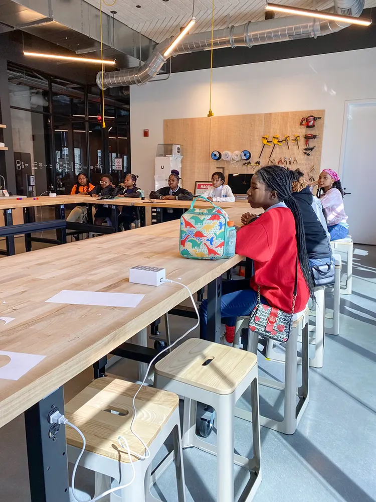 SMART students in a workshop