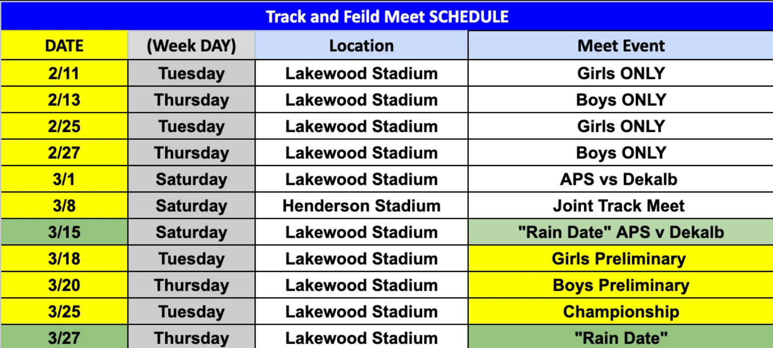 Track and Field
